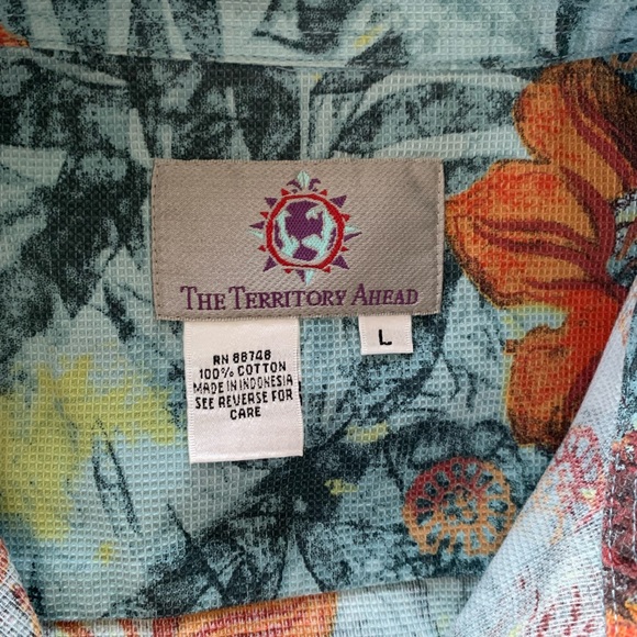 The Territory Ahead button down summer tropical shirt - Picture 3 of 6